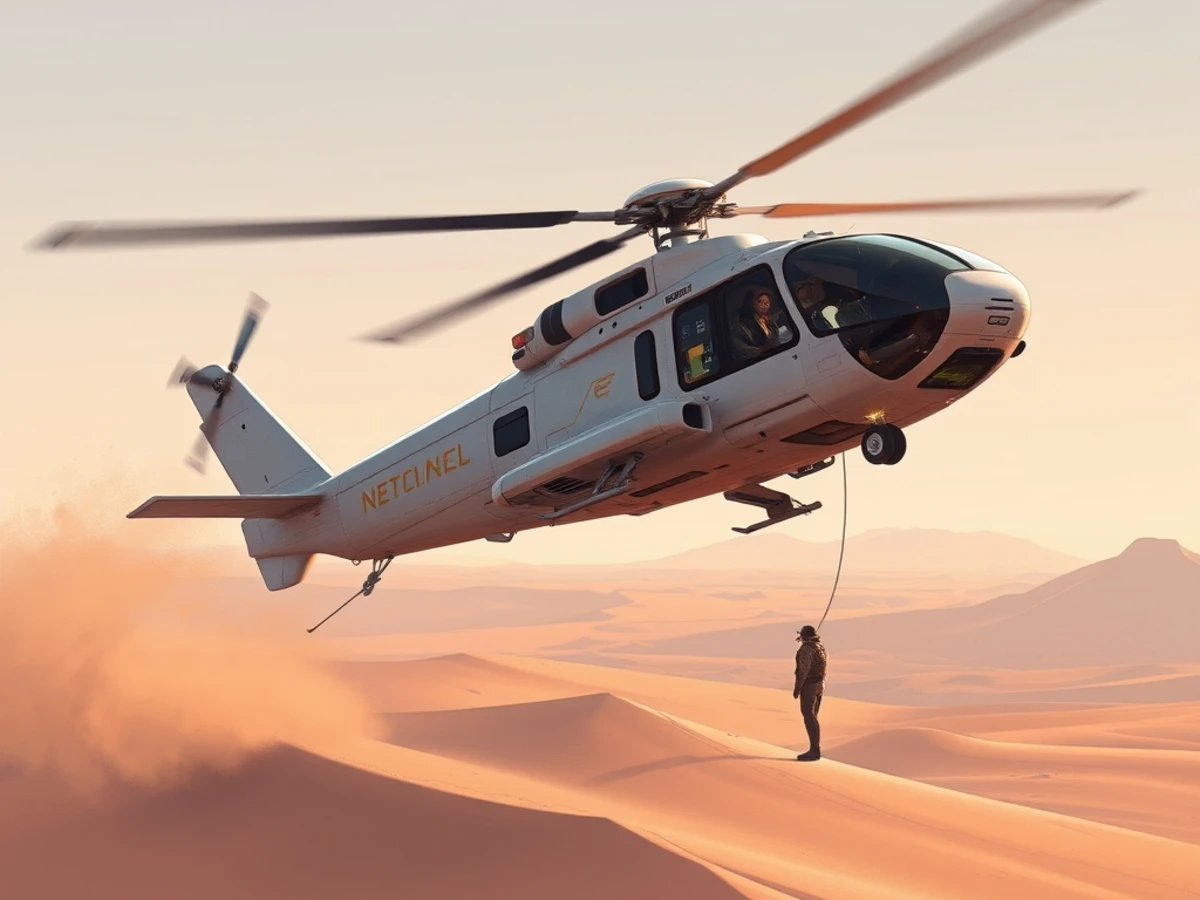Helicóptero de carga de Coalición Atlas
